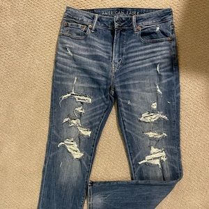 American Eagle Ne(x)T level Airflex slim denim jeans.